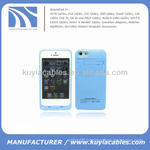 2200mAh External Battery Backup Power Case for iPhone 5c Blue